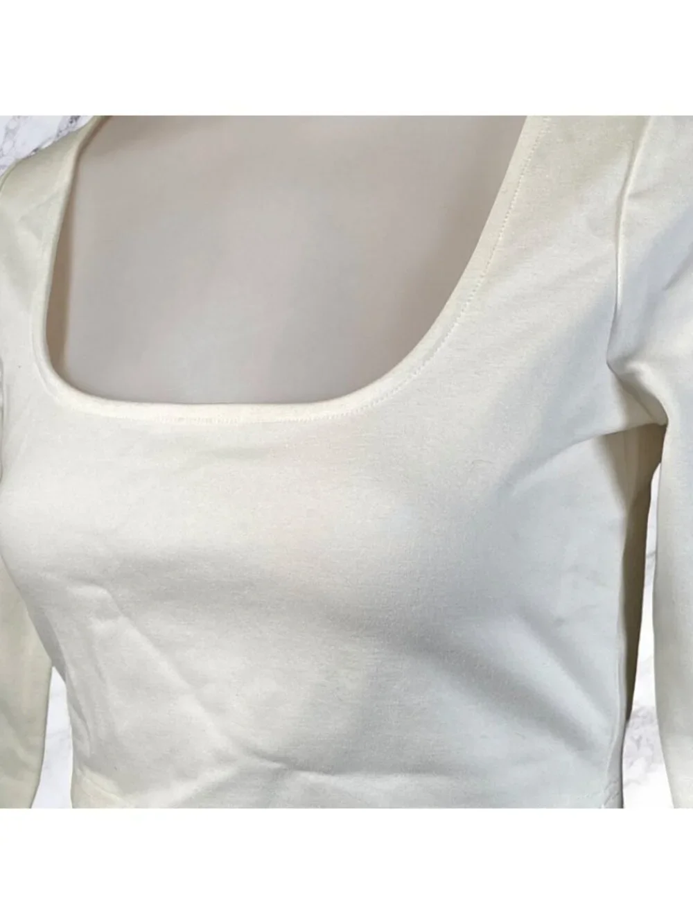 Lovers and Friends Devyn Crop Top in Ivory